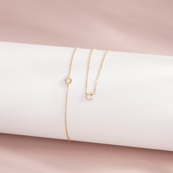 Juliet 14k Gold Diamond Bracelet