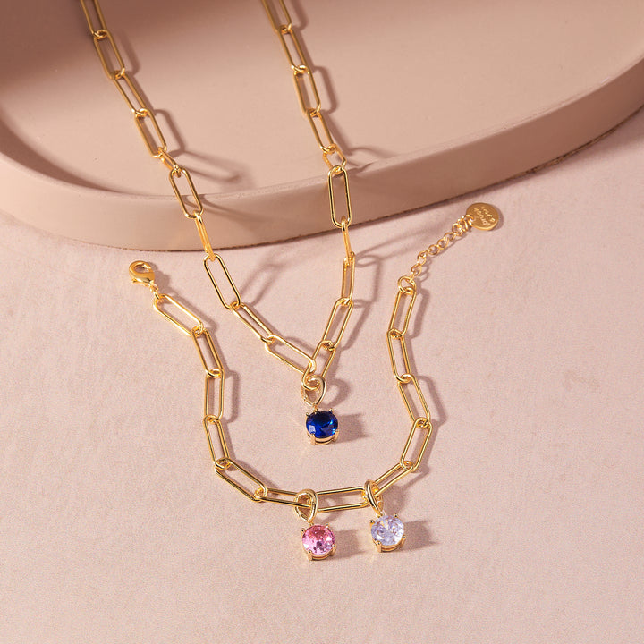 Melrose Birthstone Necklace