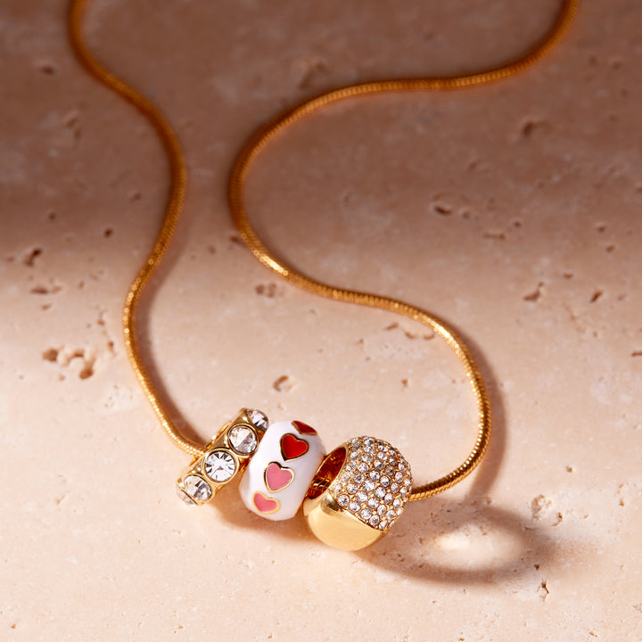 Gaby Puffy Crystal Bead