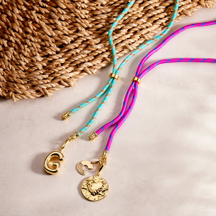 Kai Initial Lariat Charm Necklace
