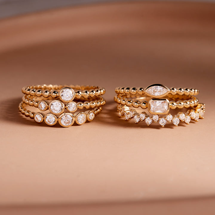Lumi 14K Gold Diamond Ring
