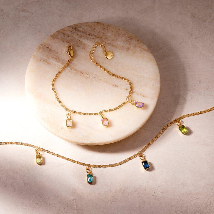 Elizabeth Birthstone Bracelet