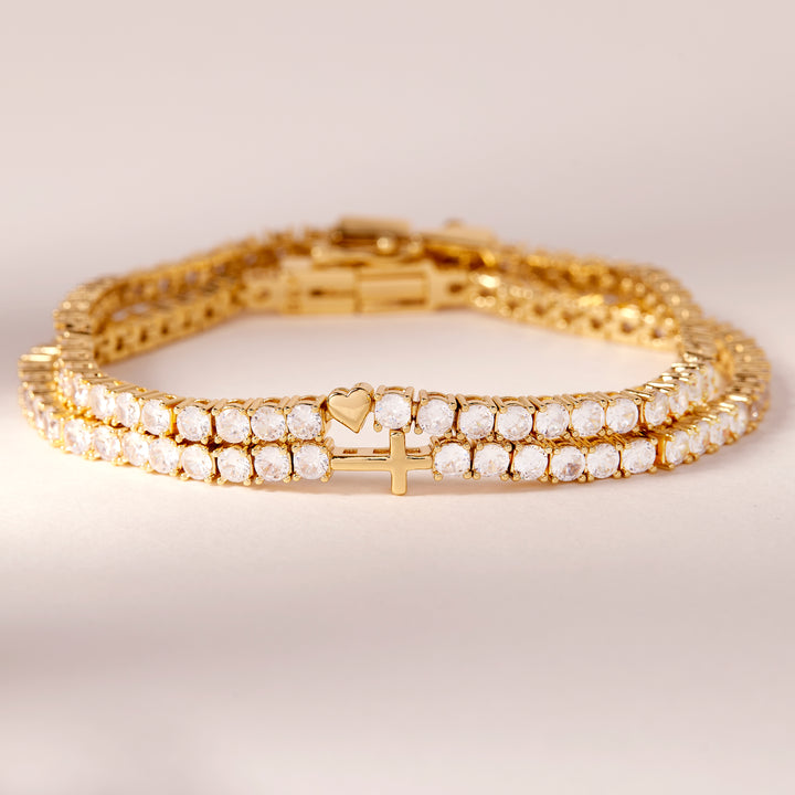 Coco Heart Tennis Bracelet