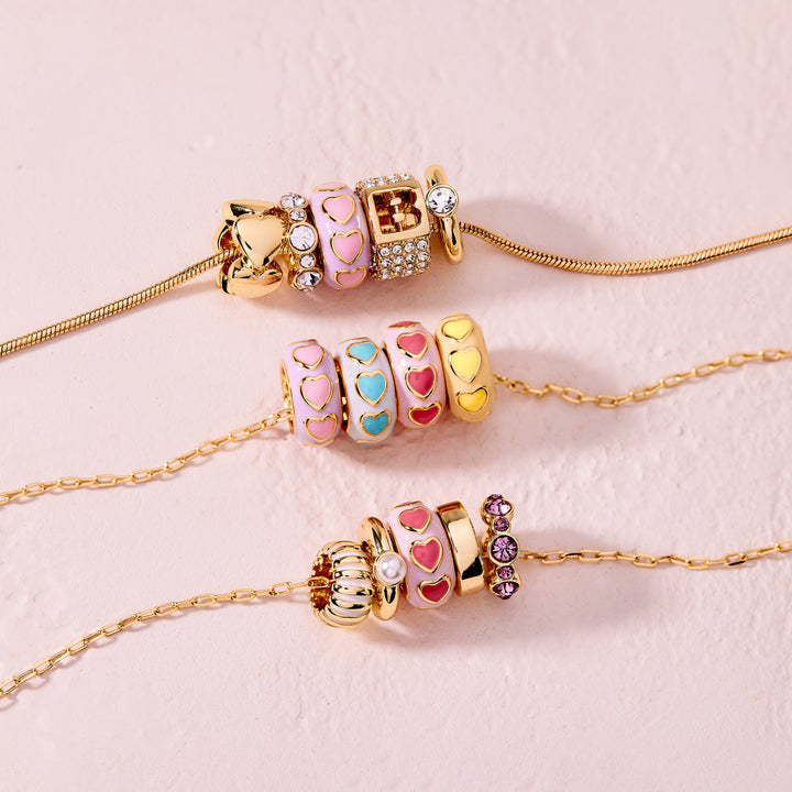 Gaby Heart Enamel Bead