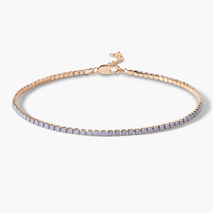 Isabella Mini Opal Tennis Anklet