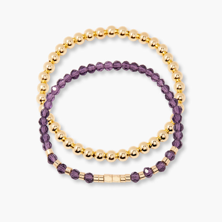 Makenna Birthstone Bracelet Set