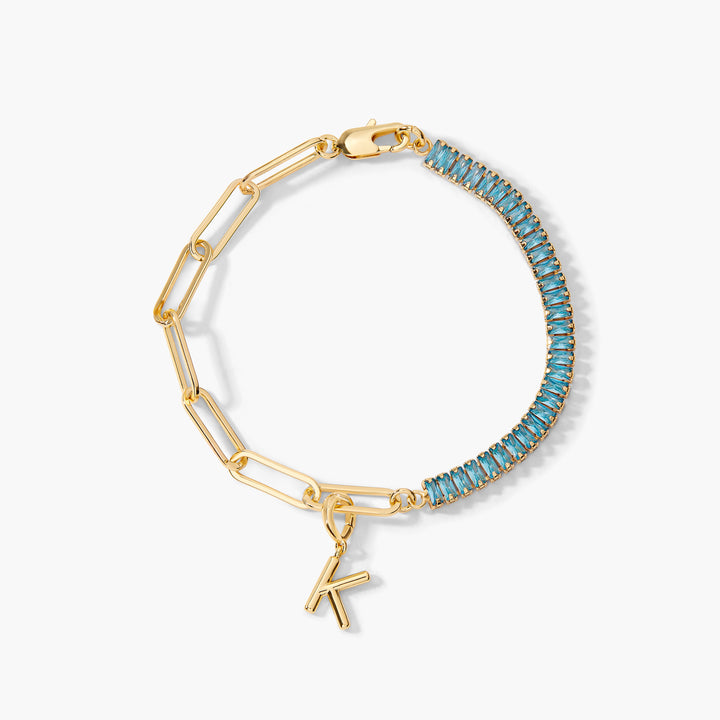 Priya Birthstone Charm Bracelet