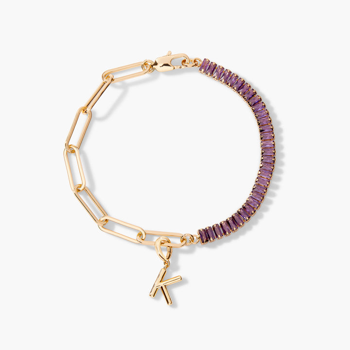 Priya Birthstone Charm Bracelet