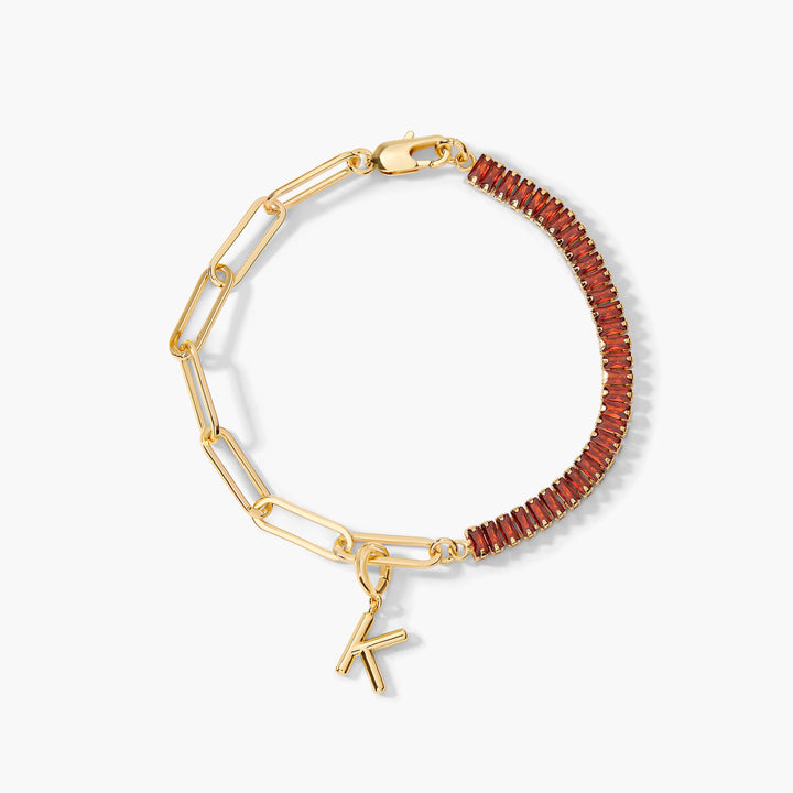 Priya Birthstone Charm Bracelet