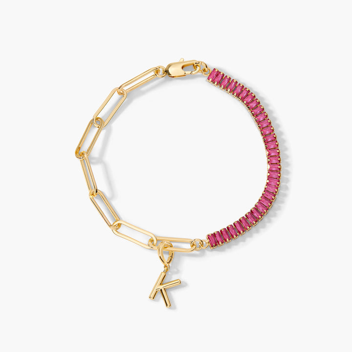 Priya Birthstone Charm Bracelet