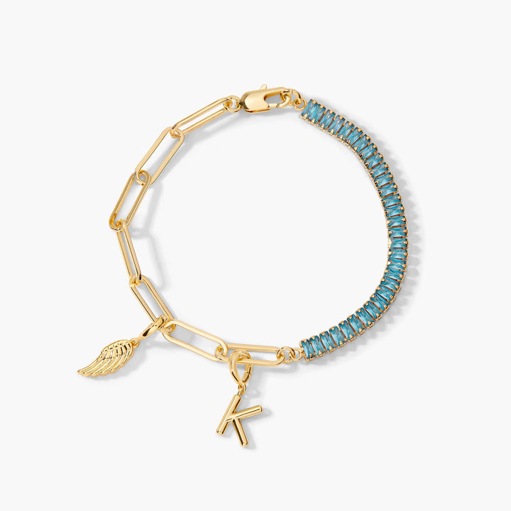 Priya Birthstone Charm Bracelet