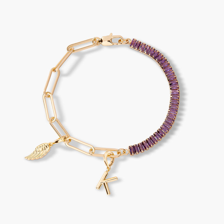 Priya Birthstone Charm Bracelet