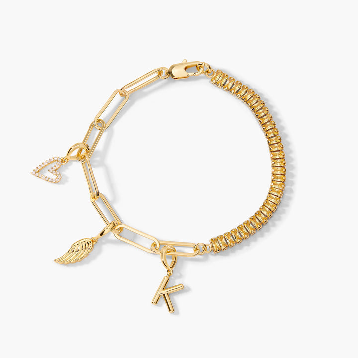 Priya Birthstone Charm Bracelet