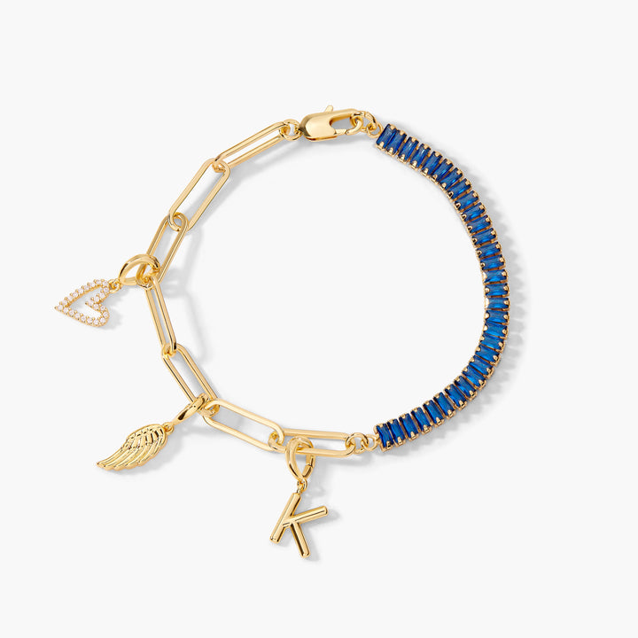 Priya Birthstone Charm Bracelet