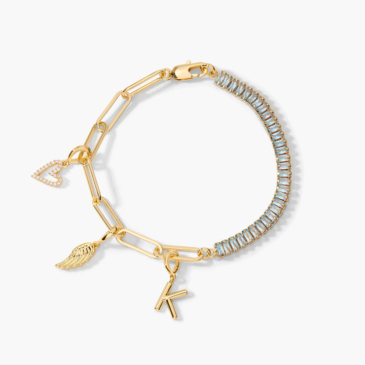 Priya Birthstone Charm Bracelet