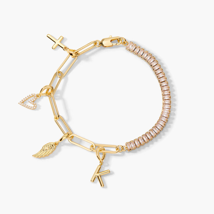 Priya Birthstone Charm Bracelet