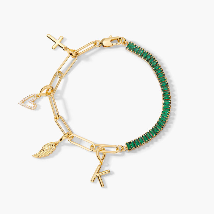 Priya Birthstone Charm Bracelet