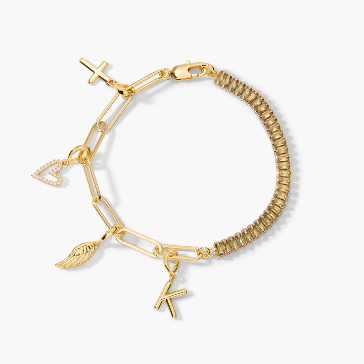 Priya Birthstone Charm Bracelet