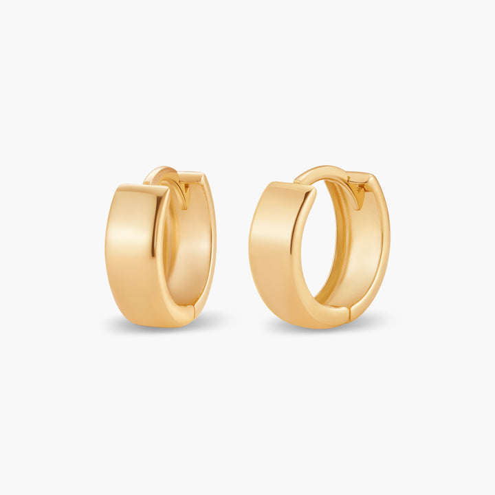 Kennedy 14K Gold Huggies