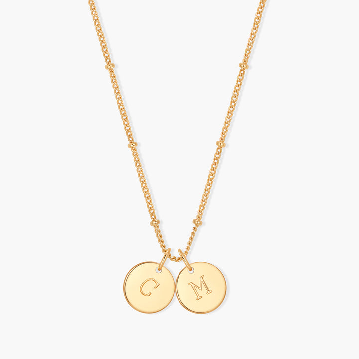 Madeline Two Initial Pendant