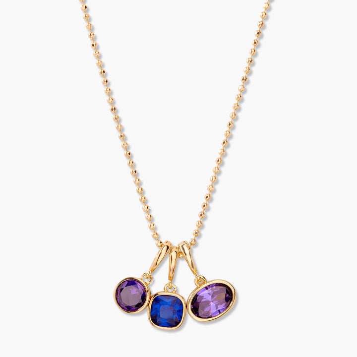 Build Your Own Sadie Bezel Birthstone Necklace