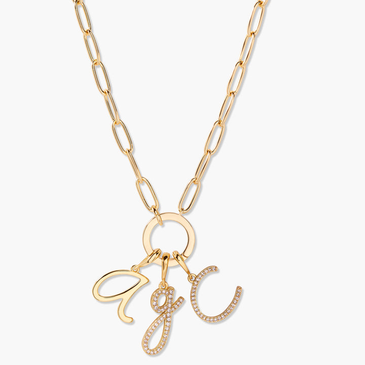 Waverly Initial Charm Necklace