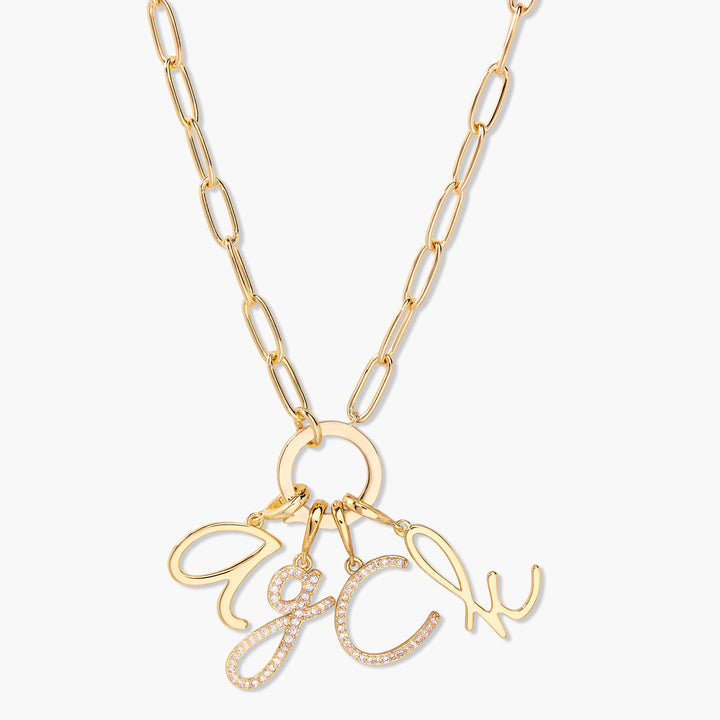 Waverly Initial Charm Necklace