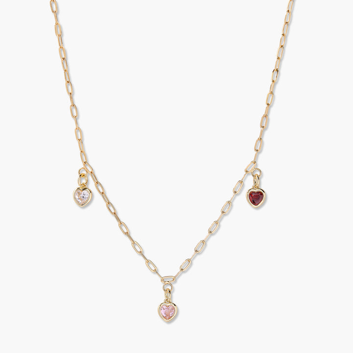 Mackenzie Heart Birthstone Necklace