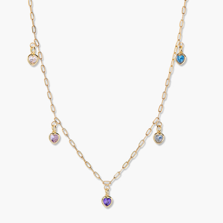 Mackenzie Heart Birthstone Necklace