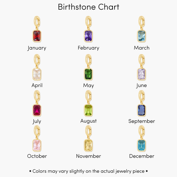 Mackenzie Birthstone Initial Layering Set
