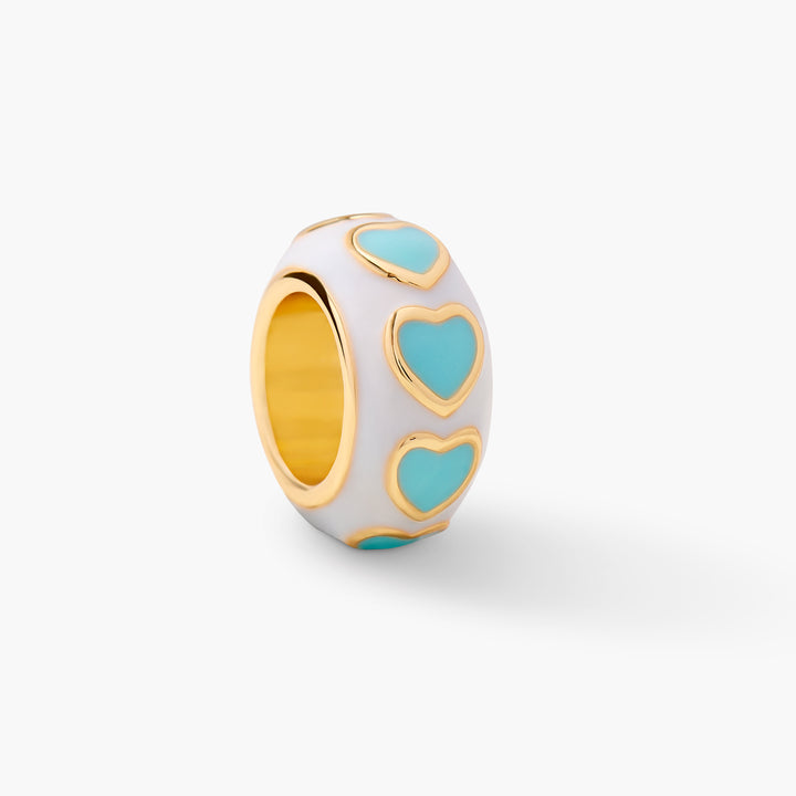 Gaby Heart Enamel Bead