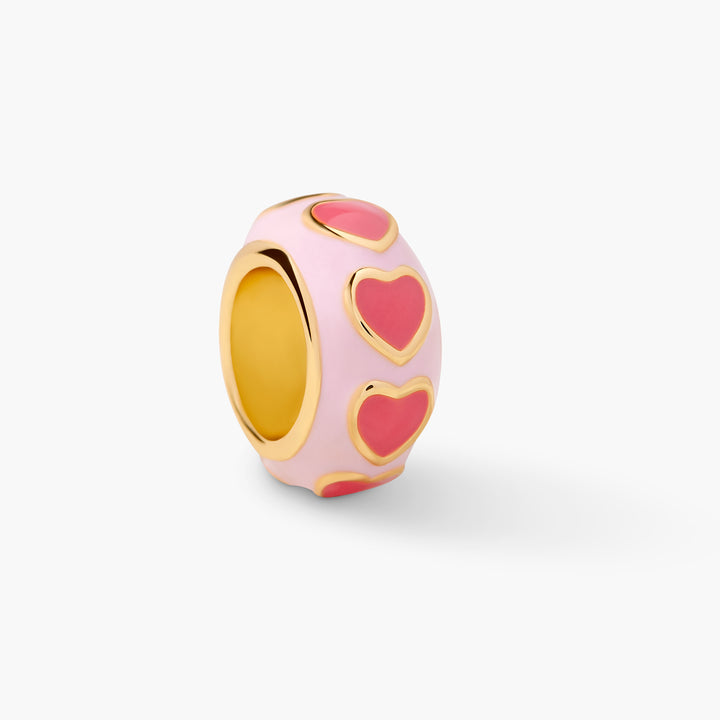 Gaby Heart Enamel Bead