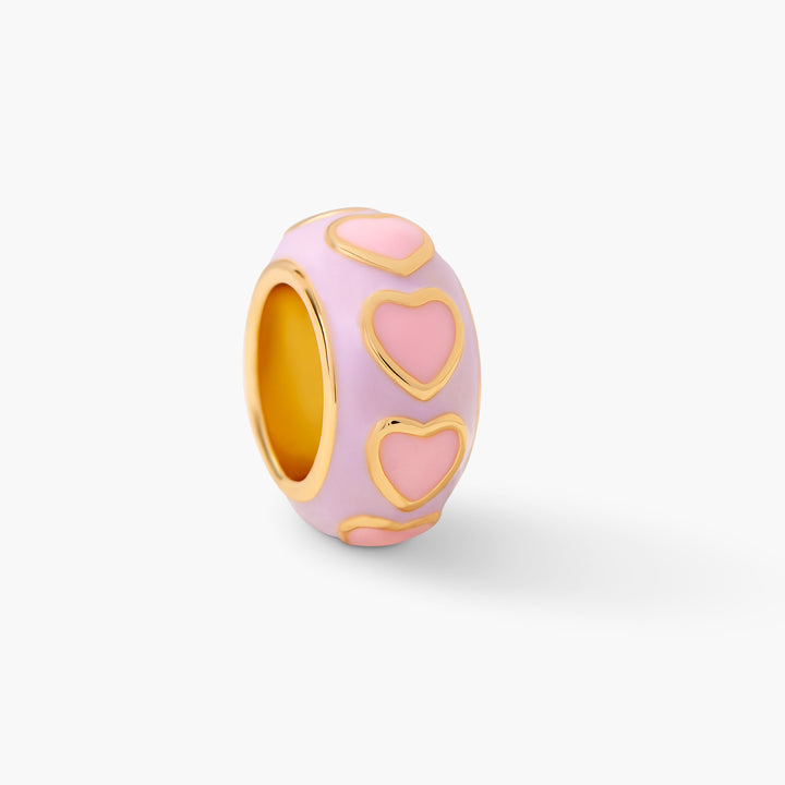 Gaby Heart Enamel Bead