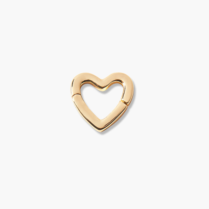Heart Hinge Charm Connector