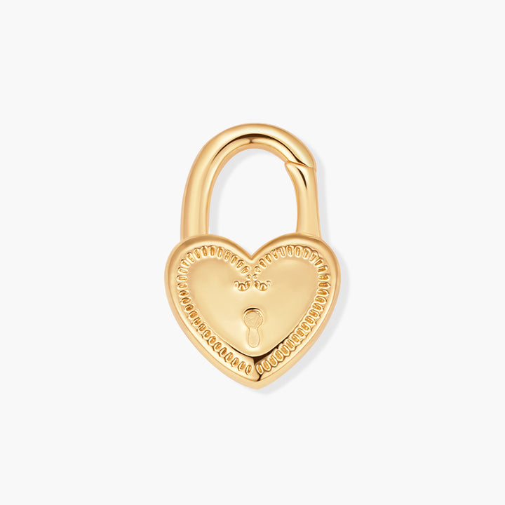 Effie Heart Padlock Charm