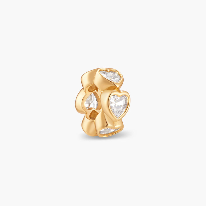 Gaby Heart Birthstone Bead