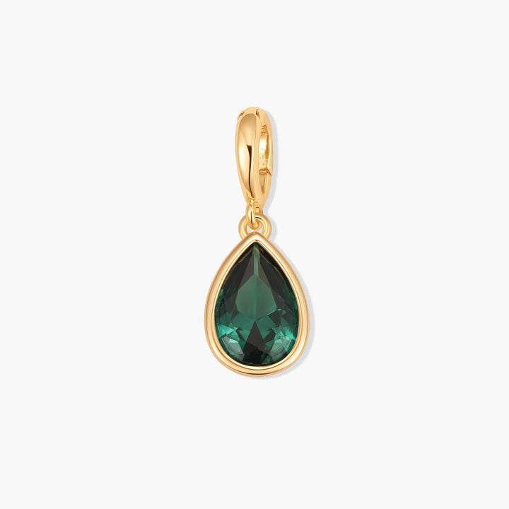 Sadie Teardrop Bezel Birthstone Charm