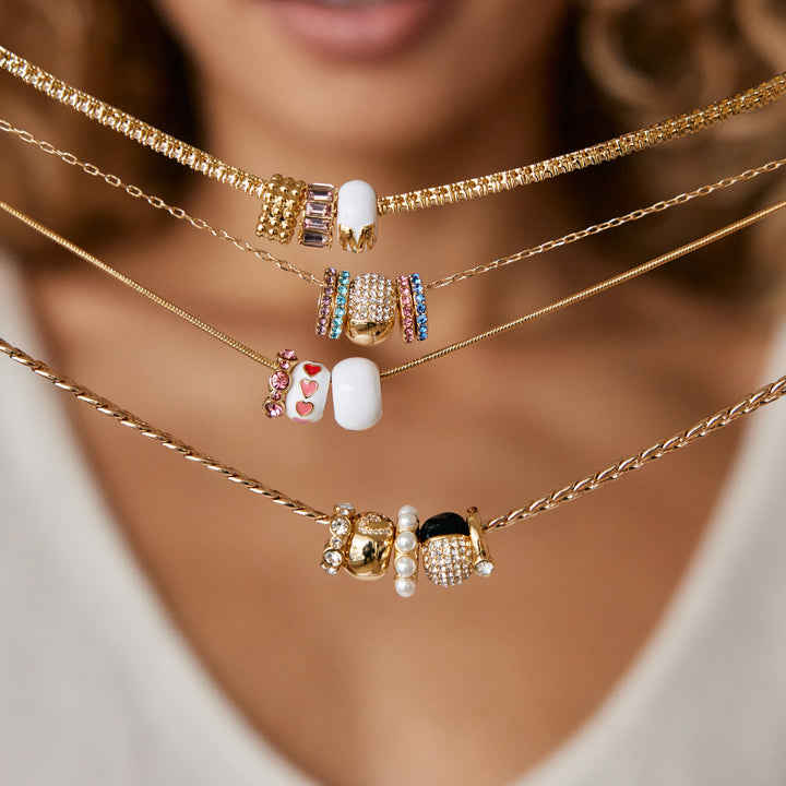 Gaby Crystal Enamel Bead