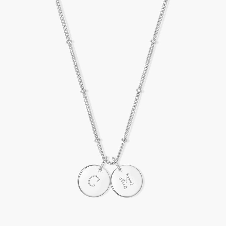 Madeline Two Initial Pendant