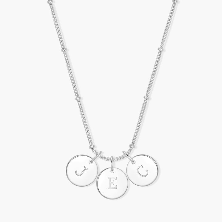 Madeline Three Initial Pendant