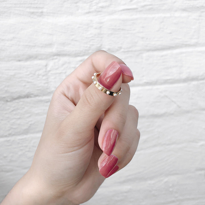 Holly Pearl Ring